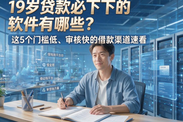 19岁贷款必下的软件有哪些?这5个门槛低、审核快的借款渠道速看!