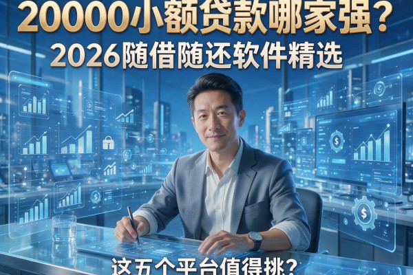 20000小额贷款哪家强?2026随借随还软件精选,这五个平台值得挑!