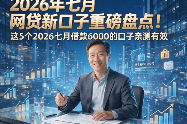 2026年七月网贷新口子重磅盘点!这5个2026七月借款6000的口子亲测有效