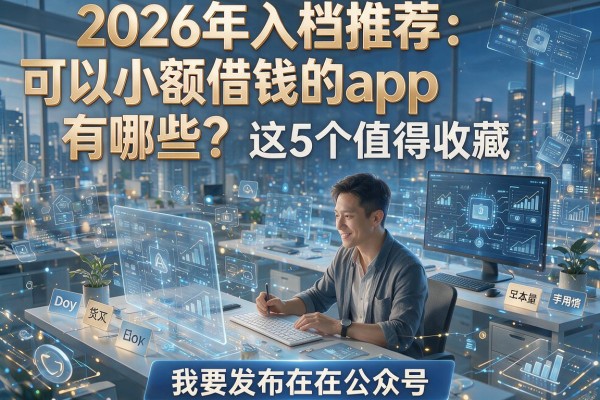 2026年入档推荐：可以小额借钱的app有哪些？这5个值得收藏
