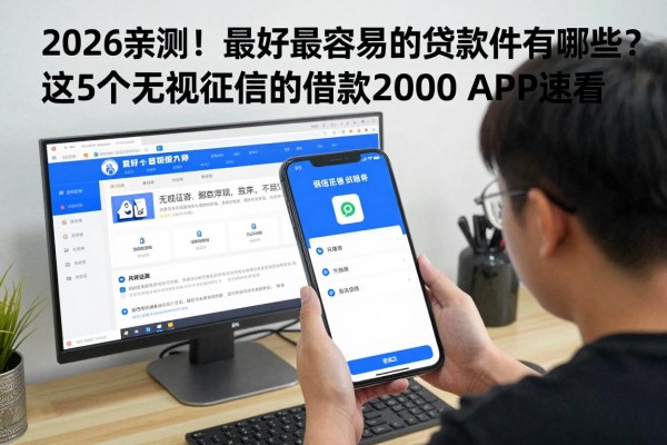 2026亲测!最好最容易的贷款软件有哪些?这5个无视征信的借款2000 APP速看