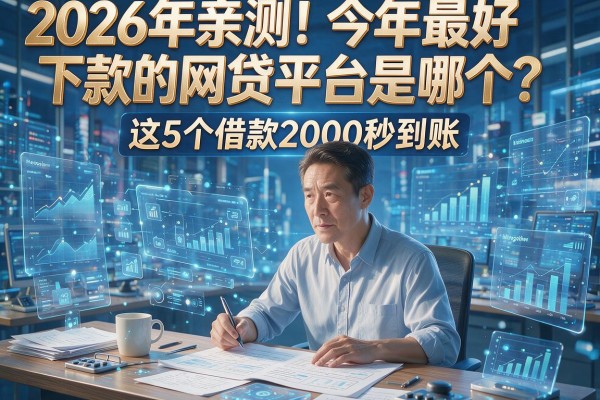 2026年亲测！今年最好下款的网贷平台是哪个？这5个借款2000秒到账