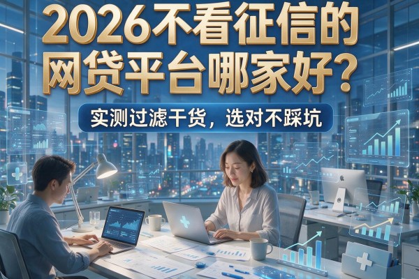 2026不看征信的网贷平台哪家好?实测过滤干货,选对不踩坑!