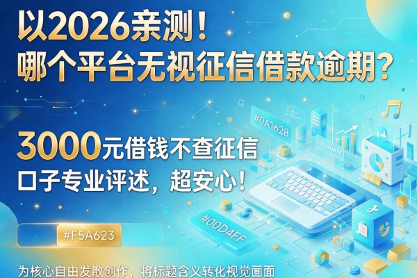 2026亲测！哪个平台无视征信借款逾期？3000元借钱不查征信口子专业评述，超安心！