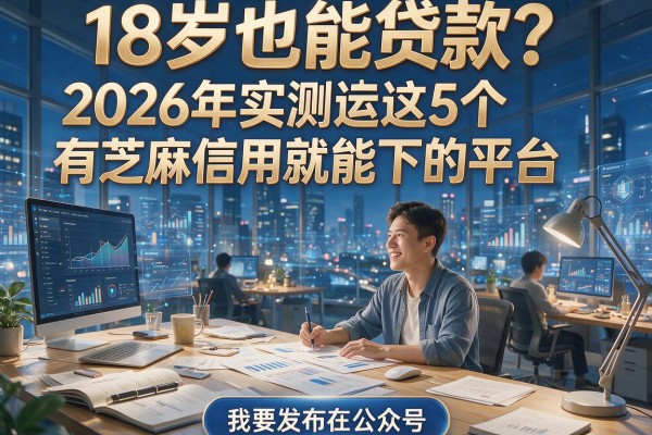 18岁也能贷款?2026年实测这5个有芝麻信用就能下的平台!