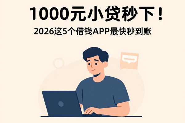 1000元小贷秒下！2026这5个借钱APP最快秒到账
