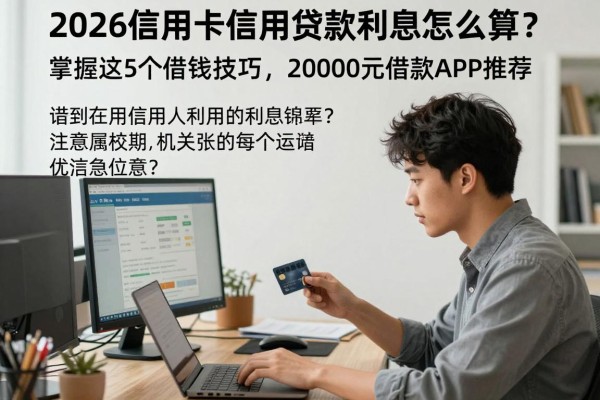 2026信用卡信用贷款利息怎么算?掌握这5个借钱技巧,20000元借款APP推荐!