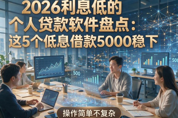 2026利息低的个人贷款软件盘点：这5个低息借款5000稳下，操作简单不复杂