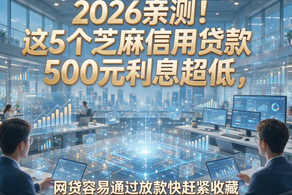 2026亲测！这5个芝麻信用贷款500元利息超低，网贷容易通过放款快赶紧收藏