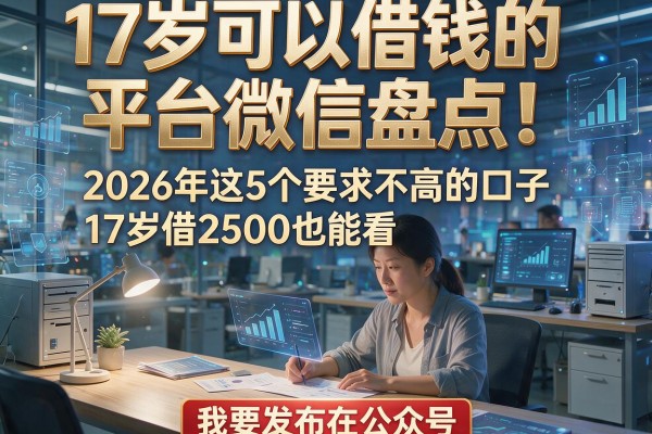 17岁可以借钱的平台微信盘点!2026年这5个要求不高的口子,17岁借2500也能看