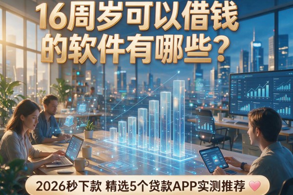 16周岁可以借钱的软件有哪些？2026秒下款精选5个贷款APP实测推荐！