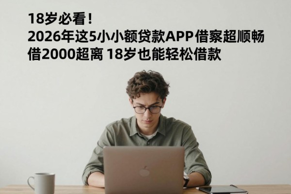 18岁必看!2026年这5个小额贷款APP借2000超顺畅,18岁也能轻松借款