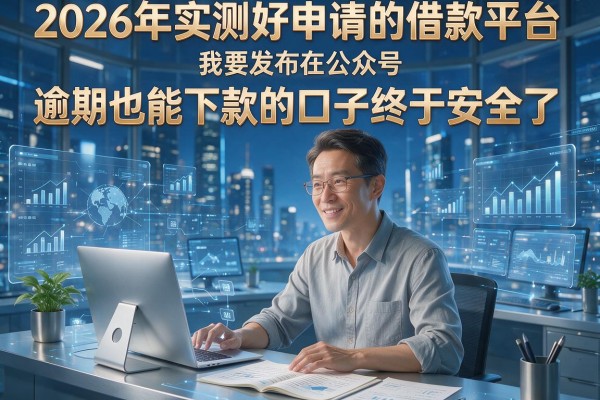 2026年实测好申请的借款平台,逾期也能下款的口子终于安全了!