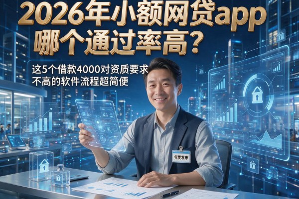 2026年小额网贷app哪个通过率高?这5个借款4000对资质要求不高的软件流程超简便