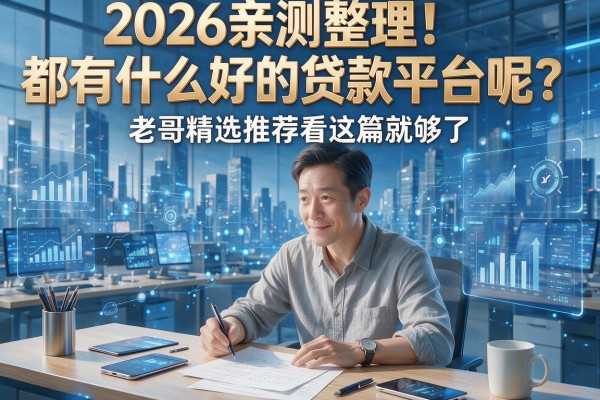 2026亲测整理!都有什么好的贷款平台呢?老哥精选推荐看这篇就够了