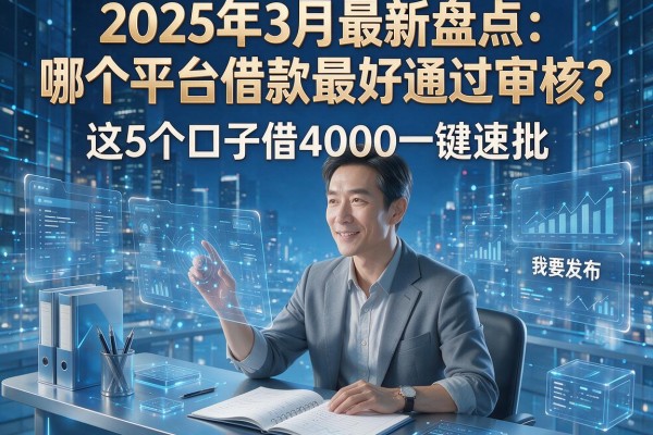 2025年3月最新盘点:哪个平台借款最好通过审核?这5个口子借4000一键速批!