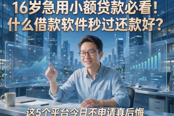 16岁急用小额贷款必看!什么借款软件秒过还款好?这5个平台今日不申请真后悔!