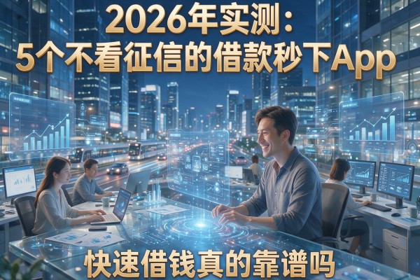 2026年实测：5个不看征信的借款秒下App，快速借钱真的靠谱吗？