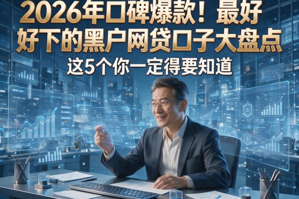 2026年口碑爆款!最好下的黑户网贷口子大盘点,这5个你一定得知道!