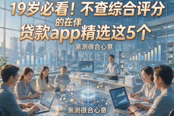 19岁必看!不查综合评分的贷款app精选这5个,亲测很合心意