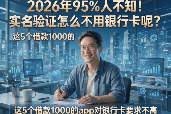 2026年95%人不知!实名验证怎么不用银行卡呢?这5个借款1000的app对银行卡要求不高