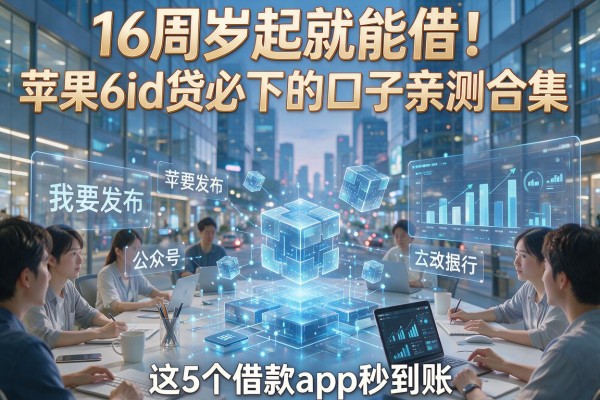 16周岁起就能借!苹果6id贷必下的口子亲测合集,这5个借款app秒到账