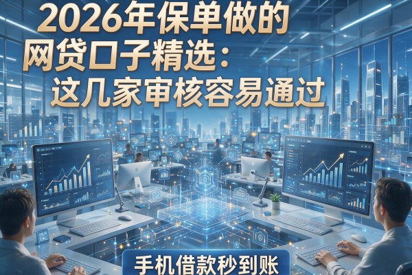 2026年保单做的网贷口子精选：这几家审核容易通过，手机借款秒到账！
