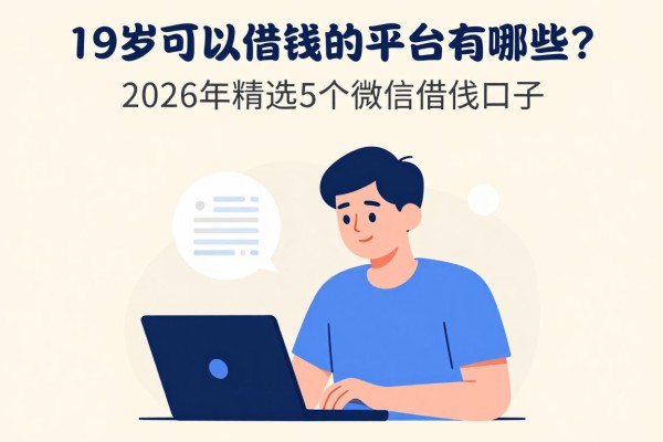 19岁可以借钱的平台有哪些？2026年精选5个微信借钱口子，拍身份证就能下款