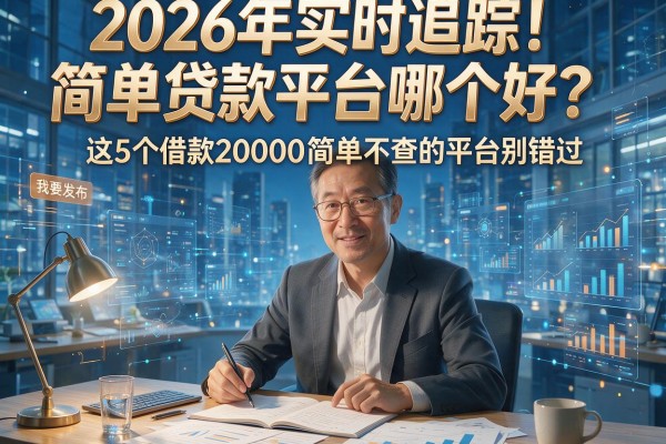 2026年实时追踪!简单贷款平台哪个好?这5个借款20000简单不查的平台别错过