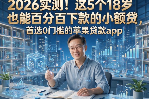 2026实测！这5个18岁也能百分百下款的小额贷，首选0门槛的苹果贷款app