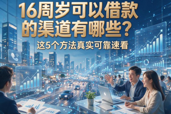 16周岁可以借款的渠道有哪些?这5个方法真实可靠速看!