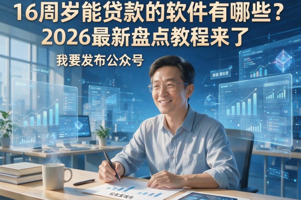 16周岁能贷款的软件有哪些?2026最新盘点教程来了!