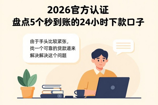 2026官方认证!盘点5个借款秒到账的24小时下款口子