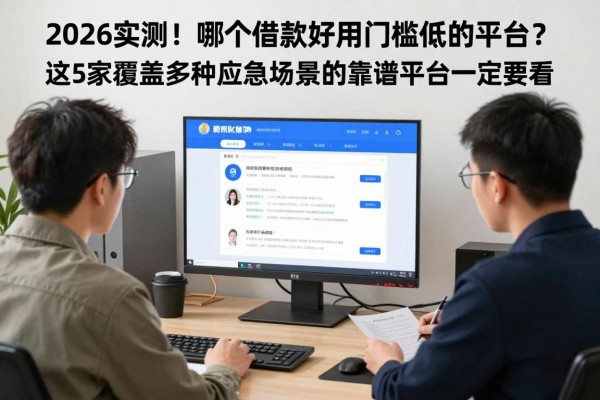 2026实测！哪个借款好用门槛低的平台？这5家覆盖多种应急场景的靠谱平台一定要看