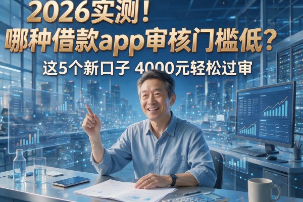 2026实测!哪种借款app审核门槛低?这5个新口子4000元轻松过审