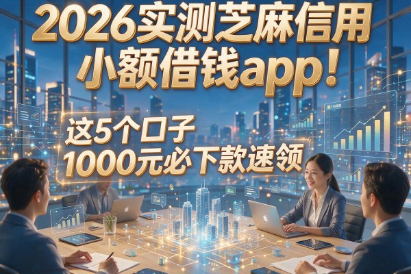 2026实测芝麻信用小额借钱app!这5个口子1000元必下款速领