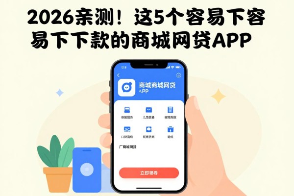 2026亲测!这5个最容易下款的商城网贷APP,借款4000稳稳到账超适配