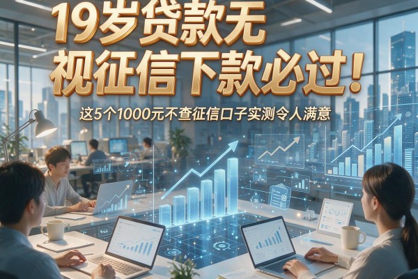 19岁贷款无视征信下款必过!这5个1000元不查征信口子实测令人满意