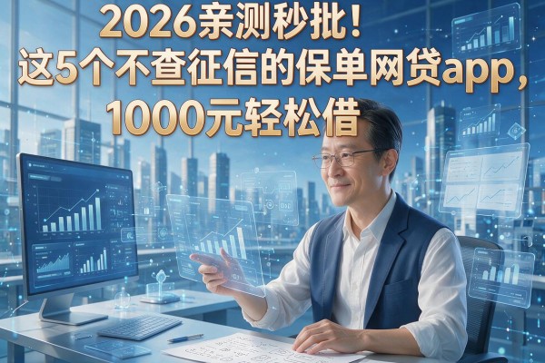 2026亲测秒批!这5个不查征信的保单网贷app,1000元轻松借