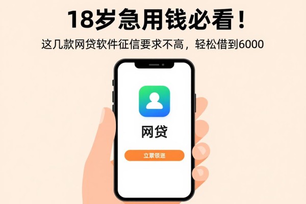 18岁急用钱必看！这几款网贷软件征信要求不高，轻松借到6000