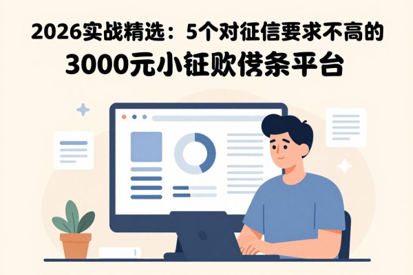 2026实战精选:5个对征信要求不高的小额借款借条平台,3000元小额贷款权威归纳!