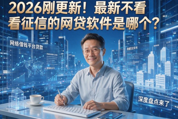 2026刚更新！最新不看征信的网贷软件是哪个？深度盘点来了！