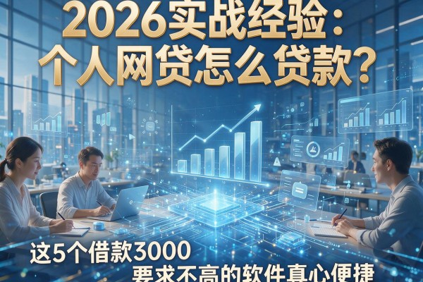 2026实战经验:个人网贷怎么贷款?这5个借款3000要求不高的软件真心便捷