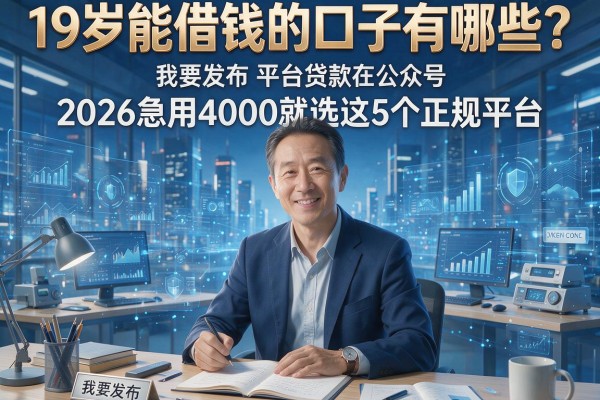19岁能借钱的口子有哪些？2026急用4000就选这5个正规平台