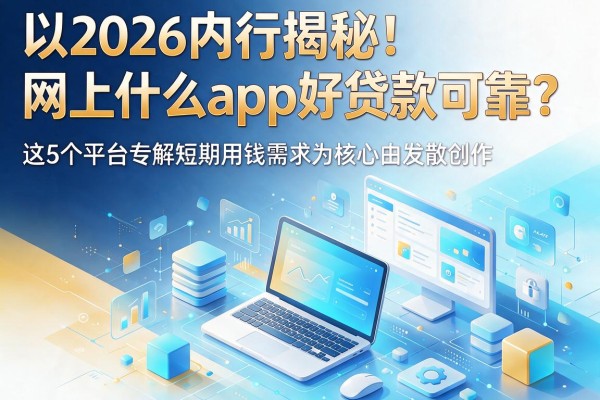 2026内行揭秘!网上什么app好贷款可靠?这5个平台专解短期用钱需求