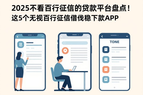 2025不看百行征信的贷款平台盘点!这5个无视百行征信借钱稳下款APP速览