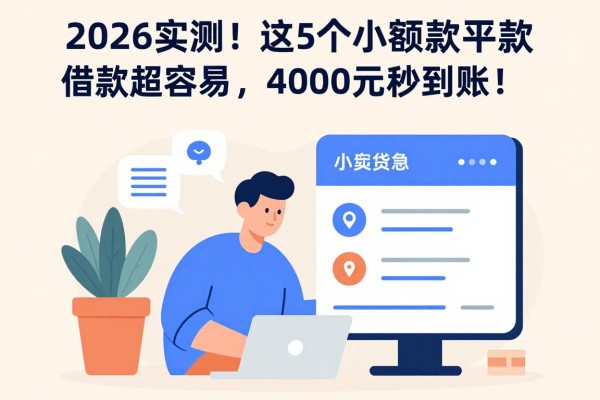 2026实测!这5个小额贷款平台借款超容易,4000元秒到账!