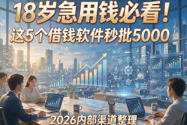 18岁急用钱必看！这5个借钱软件秒批5000，2026内部渠道整理