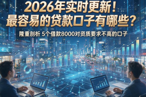 2026年实时更新！最容易的贷款口子有哪些？隆重剖析5个借款8000对资质要求不高的口子