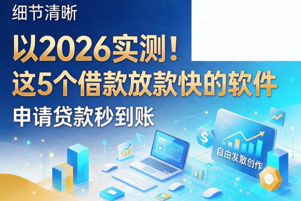 2026实测！这5个借款放款快的软件，申请贷款秒到账
